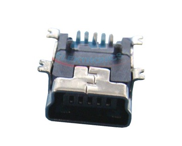 Разъем Mini USB-B SMD, 5 контактов