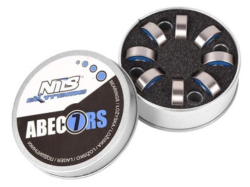 ПОДШИПНИКИ ДЛЯ РОЛИКОВЫХ КОНЬКОВ ABEC-7 RS CARBON НАБОР 8 шт. NILS EXTREME