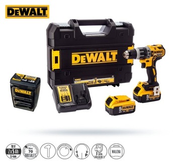 DCD796P2 ОТВЕРТКА DeWalt 18V 2x5.0Ah УДАРНАЯ + НАСАДКИ