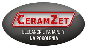 Наружные подоконники CERAMZET, боковая краска БЕЛАЯ