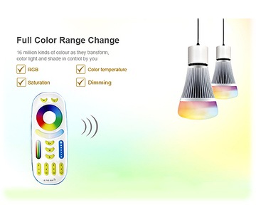 Mi-Light RGB RGB+CCT LED пульт дистанционного управления 4 ЗОНЫ СЕНСОРНЫЙ Wi-FI