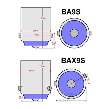 H6W LED BAX9S 12V CANBUS 320LM LAPB