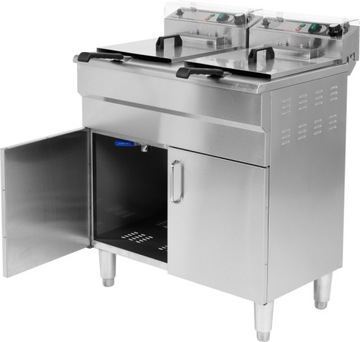 ДВОЙНАЯ ФРИТЮРНИЦА С FAP 11,5 Л С ШКАФОМ YATO
