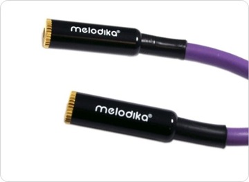 MELODIKA MDGMJ02 PURPLE RAIN KABEL ŁĄCZNIK MINI JACK STEREO 3.5mm 0,2m