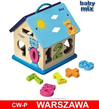 Деревянная игрушка Baby Mix - SORTER HOUSE