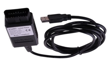 ELM 327 ИНТЕРФЕЙСНЫЙ КАБЕЛЬ OBD2 + ПРОГРАММА + CAN USB