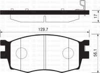 фото thumb №2, Гальмівні колодки hi-q перед hyundai accent i20 kia rio ii