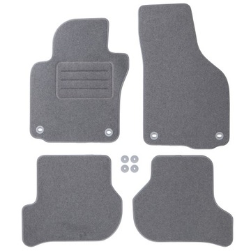 VW Golf V 2003-2008 КОВРИКИ CARMAT СЕРЫЕ