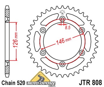 Zestaw napęd-owy Suzuki DR-Z 400 E 2000-07r X-ring