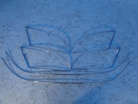 фото thumb №1, Хром молдинг решётки бампера seat leon ii комплект