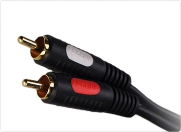 КАБЕЛЬ PROLINK CLASSIC 2 RCA AUDIO CINCH GOLD, 5 м