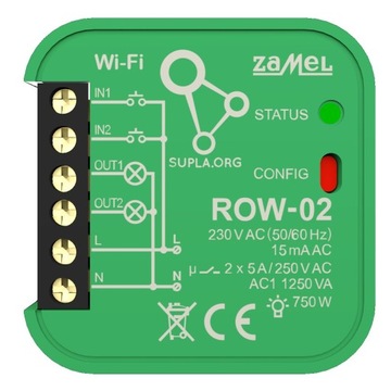 ZAMEL SUPLA ROW-02 WI-FI ПРИЕМНИК УМНЫЙ ДОМ