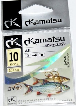 Крючок Kamatsu Hook 10 AJI золотой с лезвием