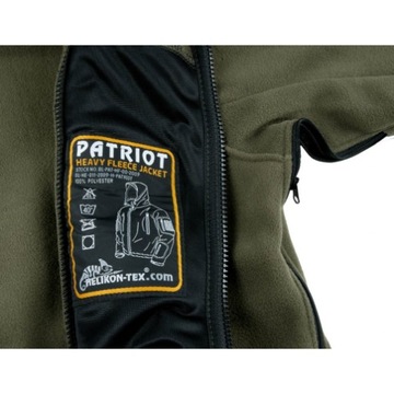 Bluza Męska Polarowa Polar Kurtka Helikon Patriot Gruba i Ciepła Coyote M