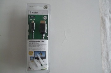 Кабель BELKIN HDMI MICRO-HDMI 2м