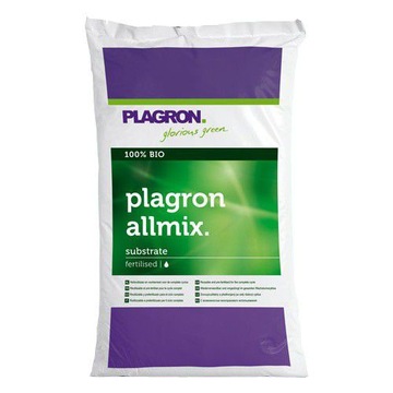 Plagron All Mix цветочный грунт 50л, смесь торфа с биогумусом и перлитом