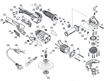 КПП Einhell RT-AG 125/1 оригинал