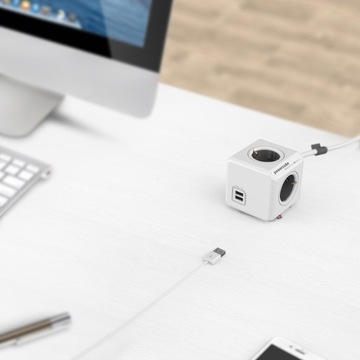 PowerCubeExtended USB-удлинитель 1,5 м СЕРЫЙ