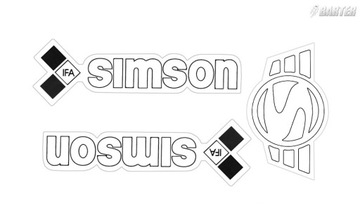 NAKLEJKI NAKLEJKA nr32 SIMSON SR50 SR80