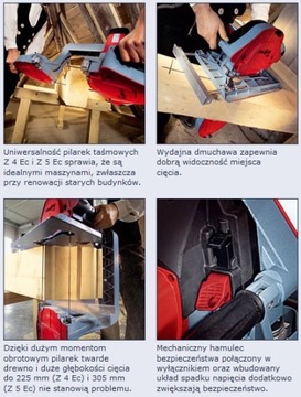 PILARKA TAŚMOWA MAFELL Z5 EC PILARKI TAŚMOWE PIŁA