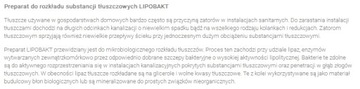 ROZKŁAD TŁUSZCZÓW W RURACH UDRAŻNIANIE LIPOBAKT