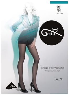 Колготки Gatta Laura 20 ден светло-бежевые визон-2