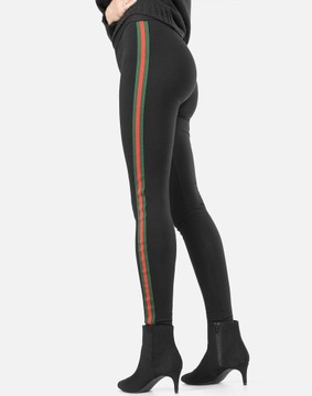 Spodnie Dresowe Damskie Legginsy Dresy Getry Leginsy Rurki Sport 5001 M/2