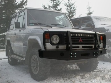 ПЕРЕДНИЙ БАМПЕР MITSUBISHI PAJERO 1 МЕТАЛЛ СТАЛЬ