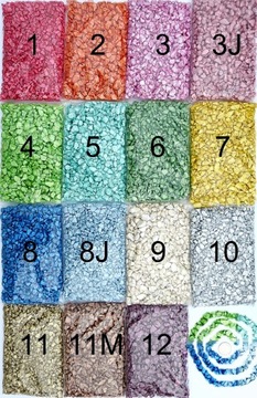 KAMIEŃ DEKORACYJNY BŁYSZCZĄCE KAMYCZKI PERŁOWE OZDOBNE FI.5-8 mm 0,5 KG