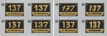 АДРЕСНАЯ ТАБЛИЧКА. Номер дома 30 х 21 см.