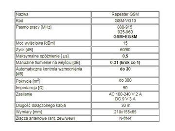 EGSM GSM VG10 расширитель диапазона 300м2 305 АНТЕННА