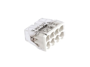 WAGO БЫСТРОСОЕДИНИТЕЛЬ ДЛЯ ПРОВОДА 8x2,5 2273-208 10 шт.