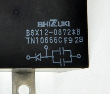 BSX12-0872*B SHIZUKI Gasik przepięć snubber tłumik