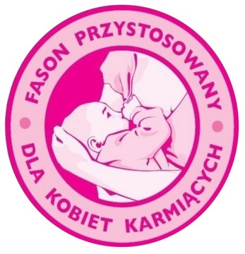 Biustonosz LUX STANIK Top do karmienia XL PUDROWY