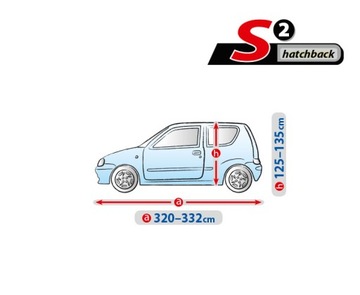 КРУГЛОГОДНЫЙ чехол для FIAT Seicento, Cinquecento