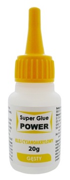 Klej cyjanoakrylowy CA Super Glue Błyskawiczny Rzadki Średni Gęsty 60g