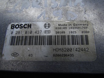 фото thumb №6, Компьютер двигателя carisma 1.9 did 01r 0281010437