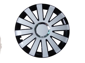КОЛПАКИ 15 ЧЕРНО-БЕЛЫЕ OPEL VW AUDI FIAT FORD KIA