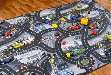 КОВЕР DISNEY CARS CITY STREETS 200x150 GREY CARS