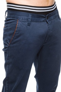 SPODNIE MĘSKIE CHINOSY VANKEL JEANS 605G - 106 L32