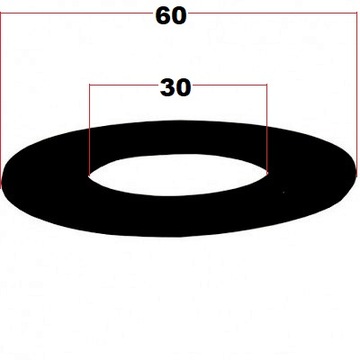 Уплотнение для смывного клапана 60Х30