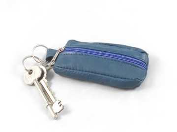 BRELOK ETUI NA KLUCZE - 22 KOLORY 100%SKÓRA