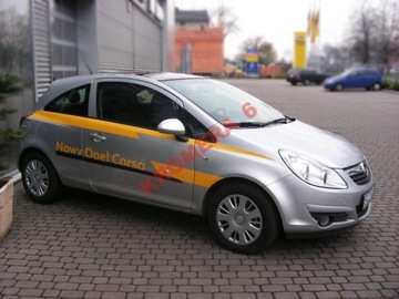 НАКЛАДКИ БОКОВЫЕ ДВЕРИ ДЛЯ OPEL CORSA D 3D 06-13