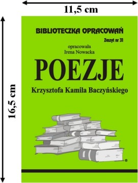 Poezje Baczyńskiego Biblioteczka Opracowań wierszy