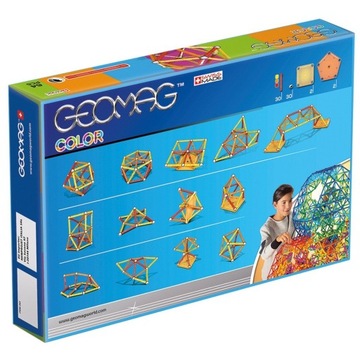 Цветные магнитные блоки GEOMAG, 64 элемента GEO262