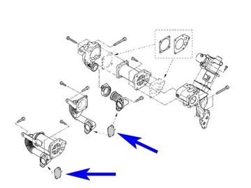 Заглушка EGR Renault Dacia Nissan Suzuki 1.5 dCi