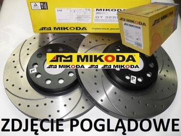 MIKODA 0431 GT ДИСКИ, КОЛОДКИ BMW 3 E46 перед 300мм