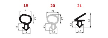 VEKA S-1127A Уплотнитель оконный, СЕРЫЙ