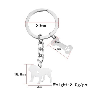 Брелок СОБАКА ФРАНЦУЗСКИЙ БУЛЬДОГ АНГЛИЙСКИЙ БУЛЬДОГ