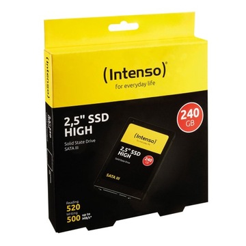 SSD-накопитель 240 ГБ INTENSO 2,5 дюйма SATA III 520 МБ/с